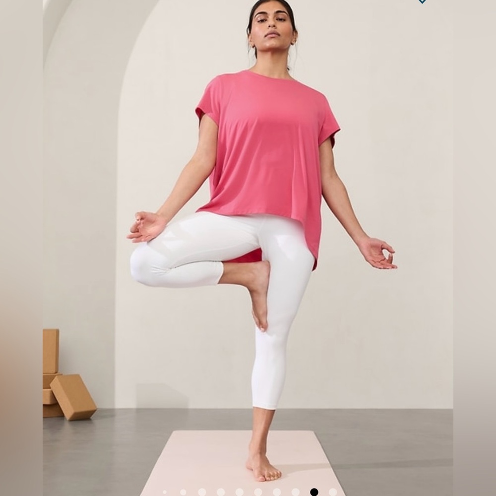 NWT-Athleta Dragonfruit, With Ease Tee, Size 2X